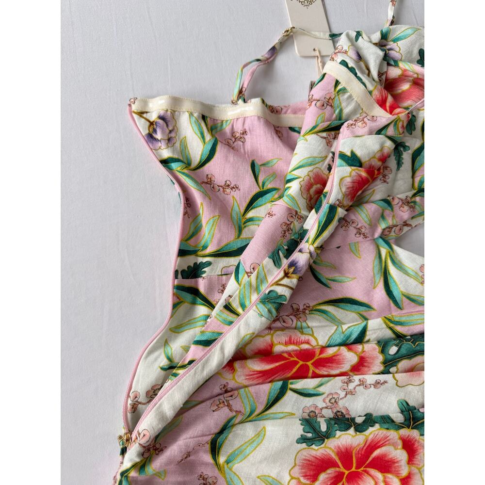 Agua Bendita Mini Dress Cade Korin Floral Cut out Dress Size M NWT - Picture 6 of 6
